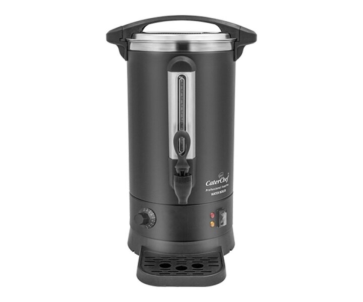 CATERCHEF Waterkoker 9 liter zwarte uitvoering