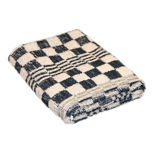 M&T Kitchen towel 48 x 48 cm blue/white cotton set 12 pieces