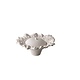 STUDIO RAW  Bol sur pied avec couvercle 22/12 cm x h 10,5 cm  " Everest "