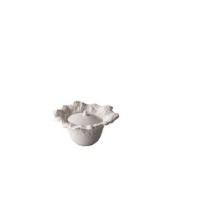 STUDIO RAW  Kommetje op voet met deksel 12 /6 cm x h 6,3 cm  " Everest "