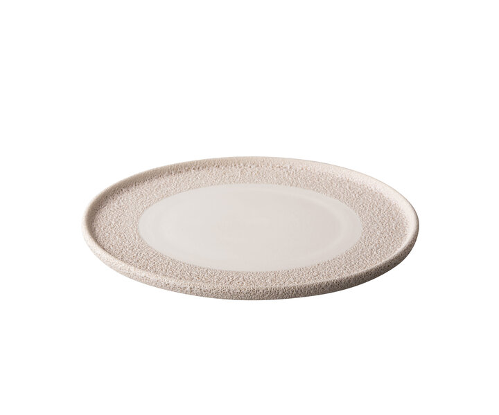 STUDIO RAW  Assiette plate Ø 28 cm x h 2,5 cm " Vulcanic " Design by Kevala