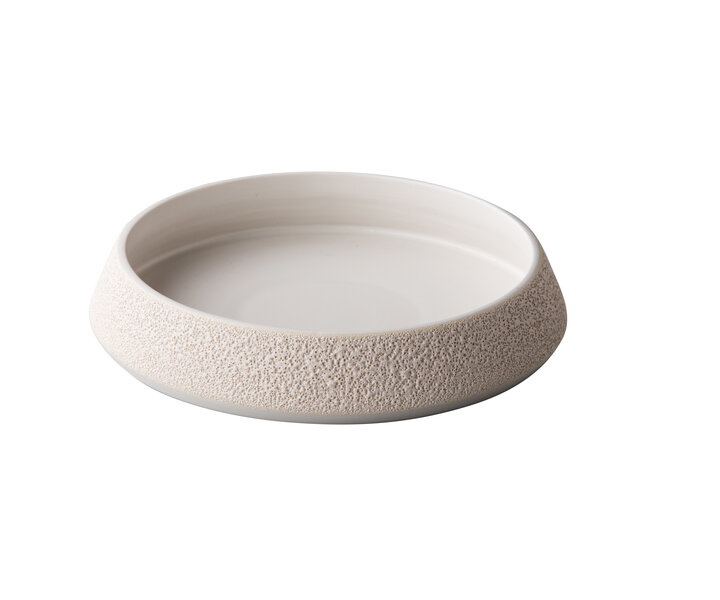 STUDIO RAW  Conisch diep bord  Ø 20 cm h 3,7 cm  " Vulcanic "  Design by Kevala