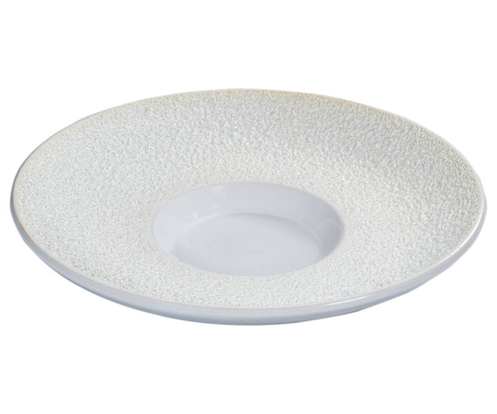 STUDIO RAW  Gourmet plate  Ø 28 cm  " Vulcanic "  Design by Kevala