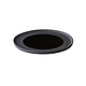 STUDIO RAW  Plat bord Ø 28 cm x h 2,5 cm " Black Vulcanic " Design by Kevala