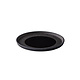 STUDIO RAW  Plat bord Ø 22 cm " Black Vulcanic "  Design by Kevala