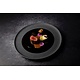 STUDIO RAW  Plat bord Ø 22 cm " Black Vulcanic "  Design by Kevala