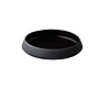 STUDIO RAW  Assiette creuse forme conique  Ø 20 cm h 3,7 cm  " Black  Vulcanic " Design by Kevala