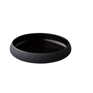 STUDIO RAW  Assiette creuse  Ø 24 cm h 5 cm  " Black Vulcanic " Design by Kevala