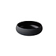 STUDIO RAW  Assiette creuse - Bol  Ø 19,5 cm h 6,7 cm  " Black Vulcanic " Design by Kevala