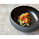 STUDIO RAW  Diep bord - Bowl   Ø 19,5 cm h 6,7 cm  " Black Vulcanic "  Design by Kevala