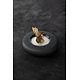 STUDIO RAW  Donut bowl Ø 17 cm"  Black Vulcanic "  Design by Kevala