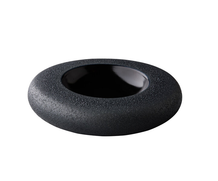 STUDIO RAW  Donut bowl Ø 22,5 cm " Black Vulcanic " Design by Kevala