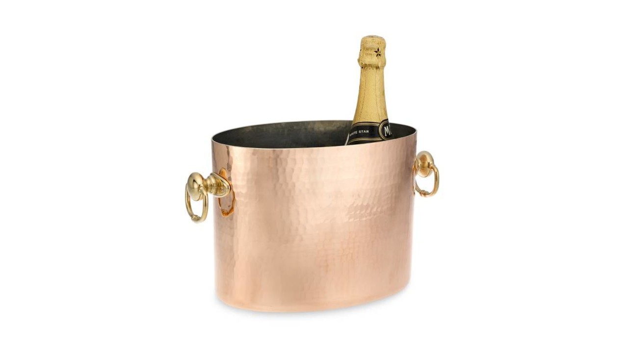 champagne koeler ovaal koper - International Hotel & Restaurant Supplies NV