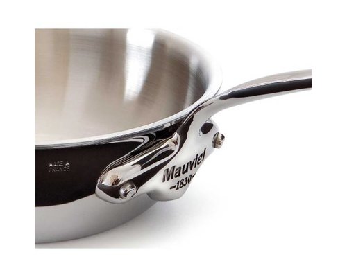 MAUVIEL  Sauté pan curved splayed 24 cm