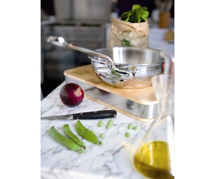 MAUVIEL  Sauté pan curved splayed 20 cm