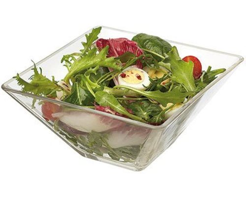 M&T Square glass bowl 20 x 20 cm Pyramide