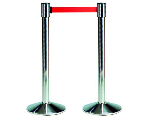 M&T Barrier post red tape