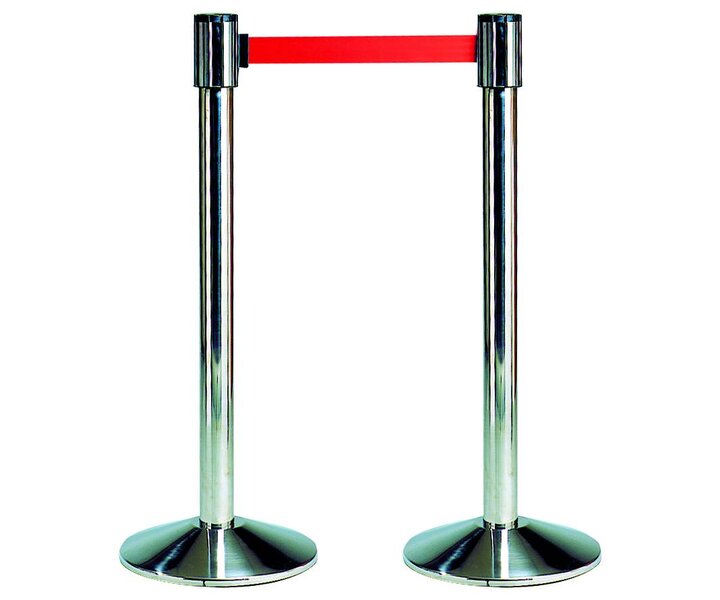 M&T Barrier post red tape