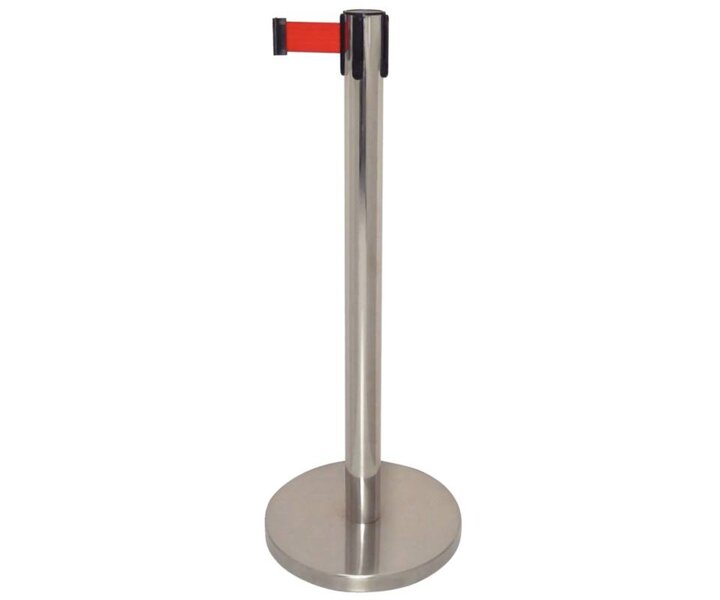 M&T Barrier post red tape