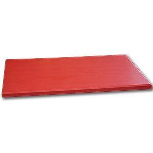 red chopping board