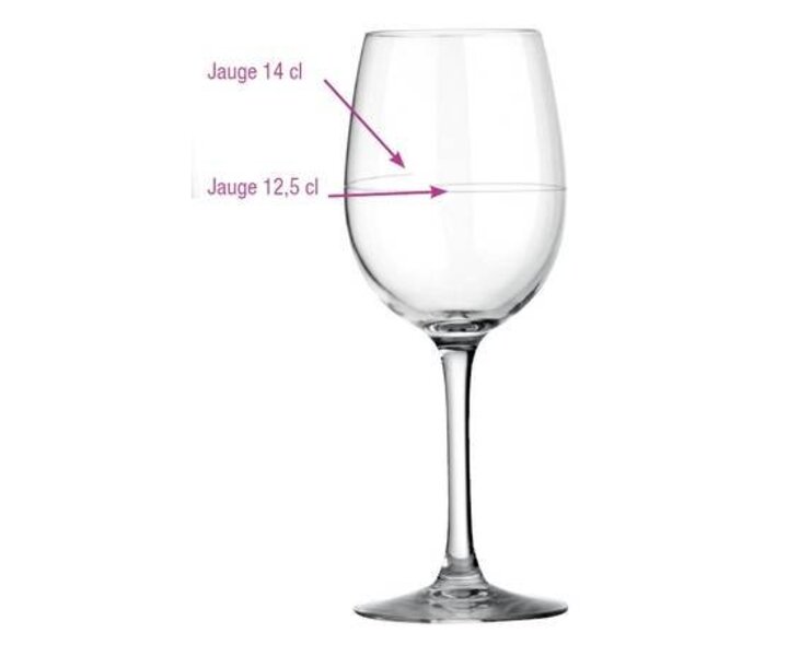 ARCOROC  Wineglass 35 cl Cabernet with calibration line