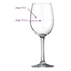 ARCOROC  Wineglass 35 cl Cabernet with calibration