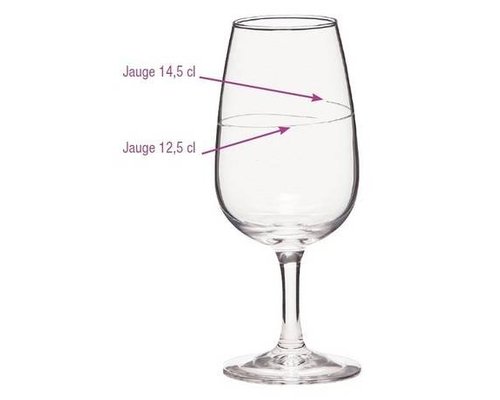 ARCOROC  Wine Glass 21.5 cl Viticole with calibration