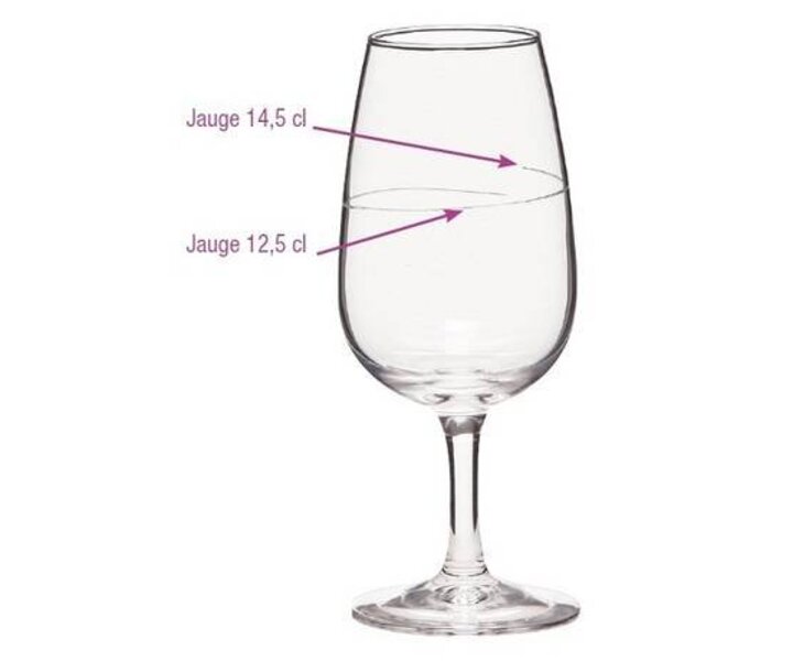 ARCOROC  Wine Glass 21.5 cl Viticole with calibration