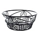 M&T Breadbasket black wrought iron round 23 cm