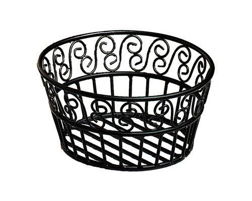 M&T Broodmand zwart smeedijzer rond 23 cm