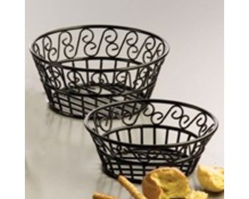 M&T Breadbasket black wrought iron round 23 cm