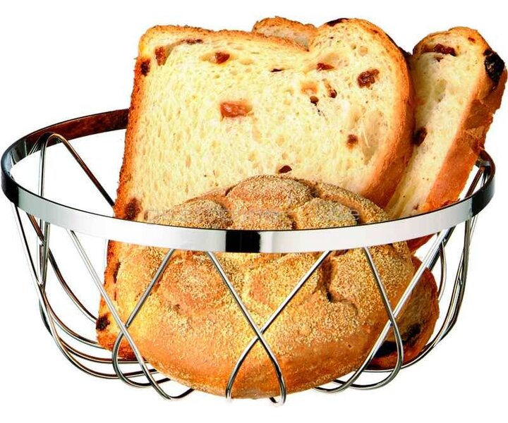 M&T Broodmand verchroomd 23 cm