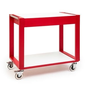 ZEPé Serving trolley 2 tiers red