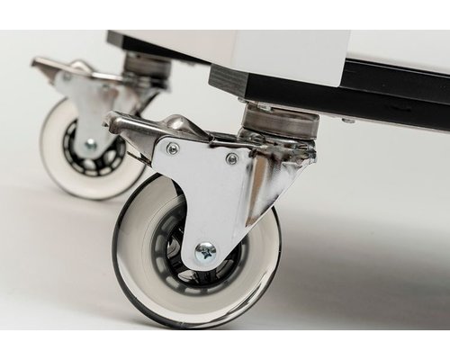 ZEPé Chariot de service à 2 étages wengé