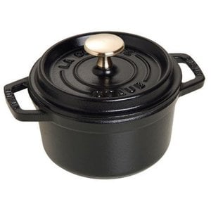 STAUB Cocotte rond 14 cm zwart