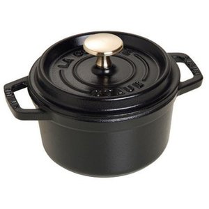 STAUB Cocotte rond 12 cm zwart