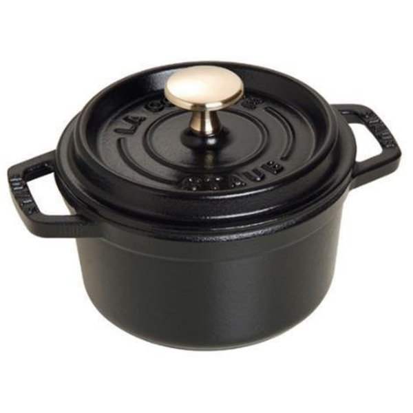 Cocotte black round 10cm M&T International Hotel & Restaurant Supplies NV