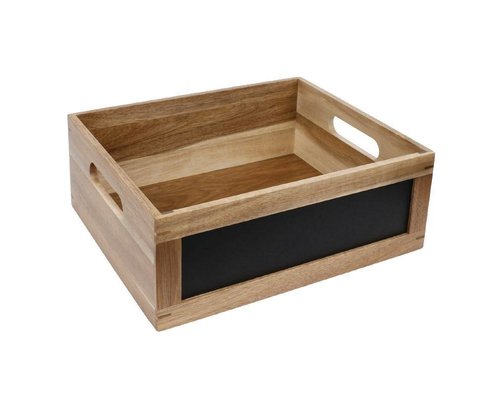 M&T Buffet crate wood with chalkboard GN 1/2