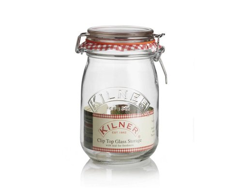 KILNER  Clip top preserve jar 1,00 liter