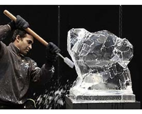 M&T Ciseau plat à sculpter la glace 35 cm