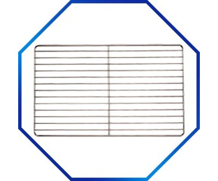 M&T Wire rack stainless steel 18/10 Bakery norm 60x40 cm