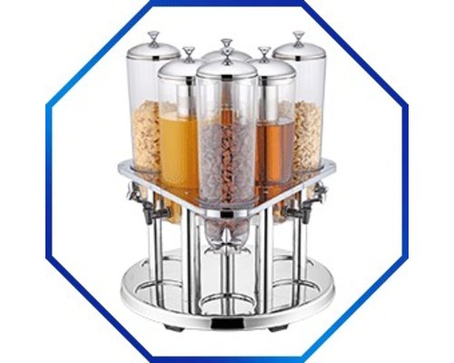 M&T Dispenser 3x juice 3x muesli