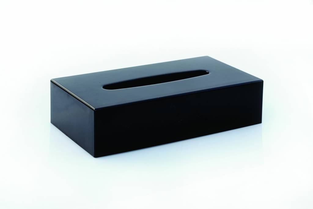 Tissue holder rectangular black M&T International Hotel & Restaurant