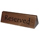 M&T Reserved sign hout set van 10 stuks