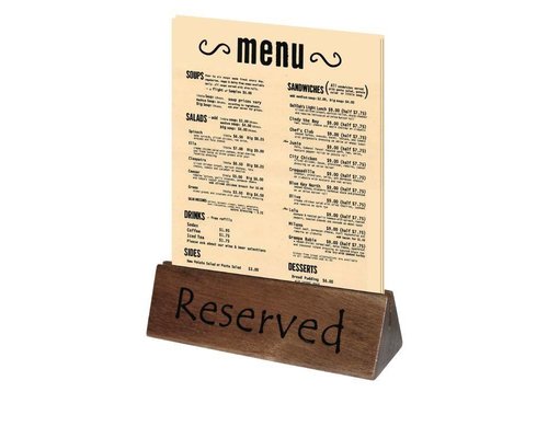 M&T Reserved sign wood set of 10 pieces