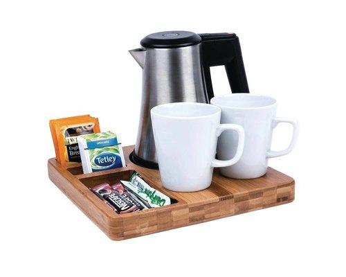 M&T Welcome tray including water kettle