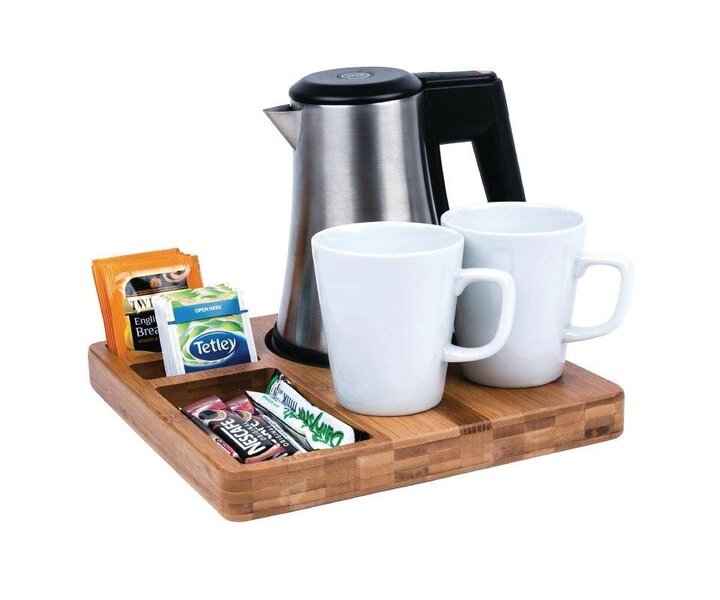 M&T Welcome tray including water kettle