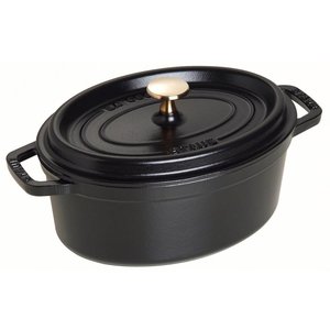 STAUB Cocotte ovaal 41 cm zwart