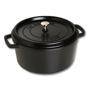 STAUB Cocotte rond 34 cm zwart