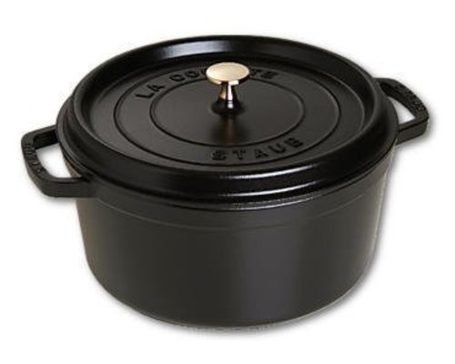 STAUB Cocotte rond 34 cm zwart